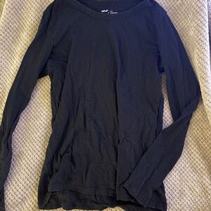 Aerie Black Long Sleeve Top